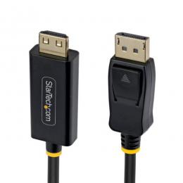 StarTech.com 15F-DP-HDMI-4K60-GR DisplayPort - HDMI変換ケーブル/4.6m/4K60Hz/抜けにくいコネクター/HDR/単方向仕様