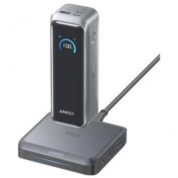 【法人様宛限定】ANKER  B110B511 Anker Prime Power Bank (20100mAh 220W) with Anker Prime Charging Base (150W 3 Ports) ブラック