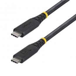 StarTech.com CC1M40GUSB4TP USB4ケーブル/1m/40Gbps/Type-C/240W/8K60Hz/DP2.1/ブラック/高速充電 データ転送