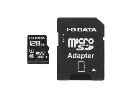 I-O DATA MSDU1-128G/NC UHS-I UHS スピードクラス1対応microSDメモリーカード（SD変換アダプター付き） 128GB