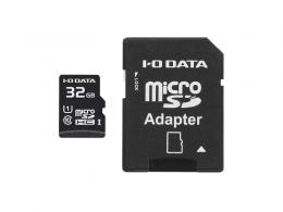 I-O DATA MSDU1-32G/NC UHS-I UHS スピードクラス1対応microSDメモリーカード（SD変換アダプター付き） 32GB