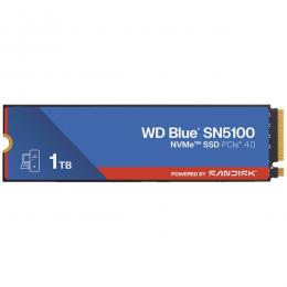 WesternDigital WDS100T5B0E WD Blue SN5100 シリーズ メインストリームモデル M.2 PCIe Gen4x4 NVMe 接続SSD (1TB)