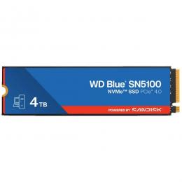 WesternDigital WDS400T5B0E WD Blue SN5100 シリーズ メインストリームモデル M.2 PCIe Gen4x4 NVMe 接続SSD (4TB)