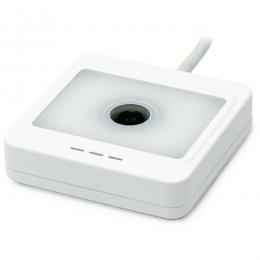 ウェルコムデザイン M-12-WHT-USB M-12 組込用薄型コンパクトコードリーダ、USB標準ケーブル付