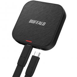 BUFFALO SSD-PMS1.0U3-BA スマートフォン向けマグネット対応SSD USB3.2 Gen2 1.0TB ブラック