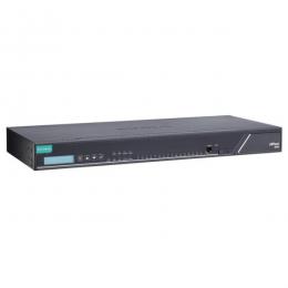 MOXA NPort 6610-16-G2/JP 第2世代 16ポート RS-232 セキュアターミナルサーバー 10/100/1000M RJ45×2 電源ケーブル×1