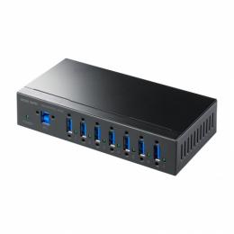 サンワサプライ USB-3HFA07T 産業用USB 5Gbpsハブ（7ポート・-40℃対応）
