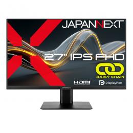 【法人様宛限定】JAPANNEXT JN-IPS27F-D 液晶ディスプレイ 27型/1920×1080/HDMI×1、DP×2/ブラック/スピーカー有/2年保証