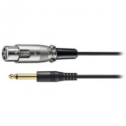 オーディオテクニカ AT-MI09/3.0 XLR変換ケーブル 3m （XLR-Fプラグ-φ6.3mmモノラル標準プラグ）