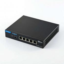 ELECOM EHC-X05MA-HB Giga対応スイッチングHub/5ポート/10G/金属筐体/電源外付モデル/ブラック