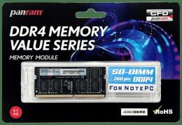CFD販売 D4N3200PS-16G CFD Panram DDR4-3200 ノート用メモリ SO-DIMM 16GB