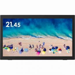 グリーンハウス GH-LCT22D-BK 21.45型タッチパネルLED液晶ディスプレイ/1920×1080/HDMI、DisplayPort、mini D-Sub15/ブラック/スピーカー/3年保証/VAパネル採用