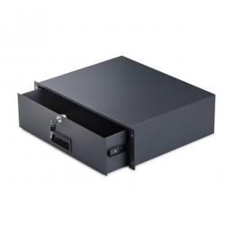 StarTech.com 3U-RACK-MOUNT-DRAWER サーバーラック用引き出し収納ケース/3U/19インチ/耐荷重10kg/鍵・背面ケーブル配線口付/ラックマウント ドロワー