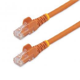 StarTech.com N6PATCH100OR カテゴリー6 LANケーブル 30.4m オレンジ RJ45コネクタ(ツメ折れ防止カバー付き) UTP