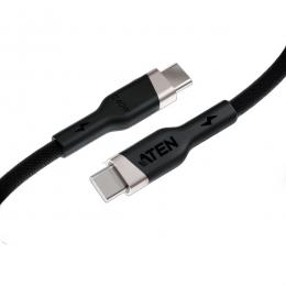 ATEN 2L-3102P240 2m 240W PowerDelivery 3.1高速充電対応 USB-C to USB-C ケーブル