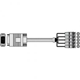 イメージニクス DP-5BP1m PC/AT互換機用CRT変換ケーブル ミニDsub15ピン(オス)-5BNC(オス) 1m
