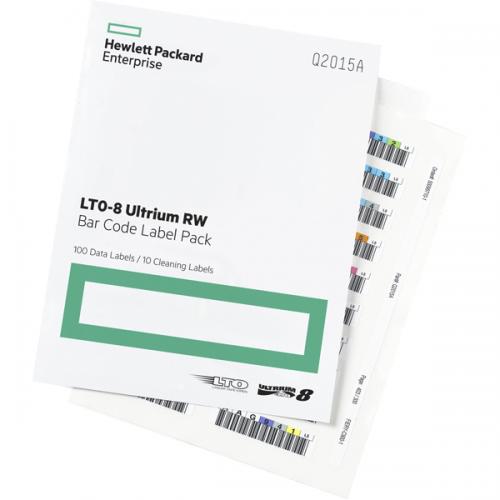 HPE Q2015A LTO8 Ultrium RW バーコードラベルパックの販売