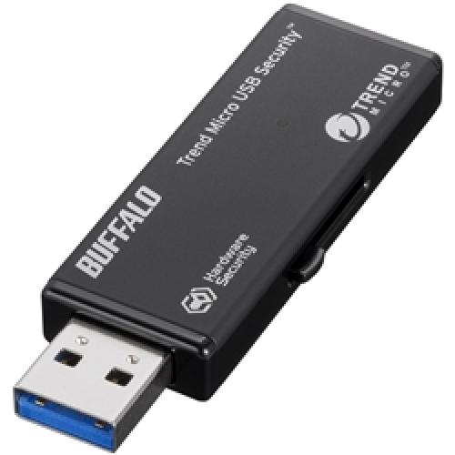 BUFFALO RUF3-HSL8GTV3 ハードウェア暗号化機能 USB3.0 セキュリティー 