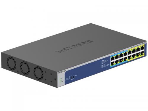 NETGEAR GS516UP-100AJS Ultra60 PoE+対応(380W)ギガビット16ポート