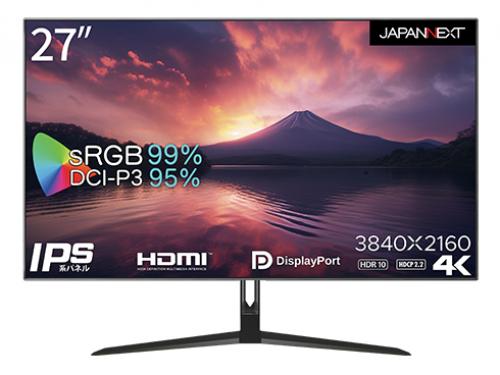 JAPANNEXT JN-27IPS4FLUHDR 液晶ディスプレイ/27型/3840×2160/HDMI×2