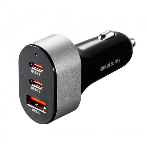 サンワサプライ CAR-CHR83CPD USB Power Delivery対応